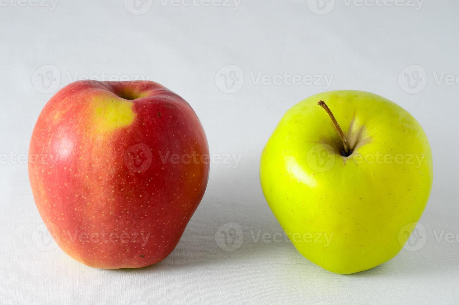 Red and yellow apple photo