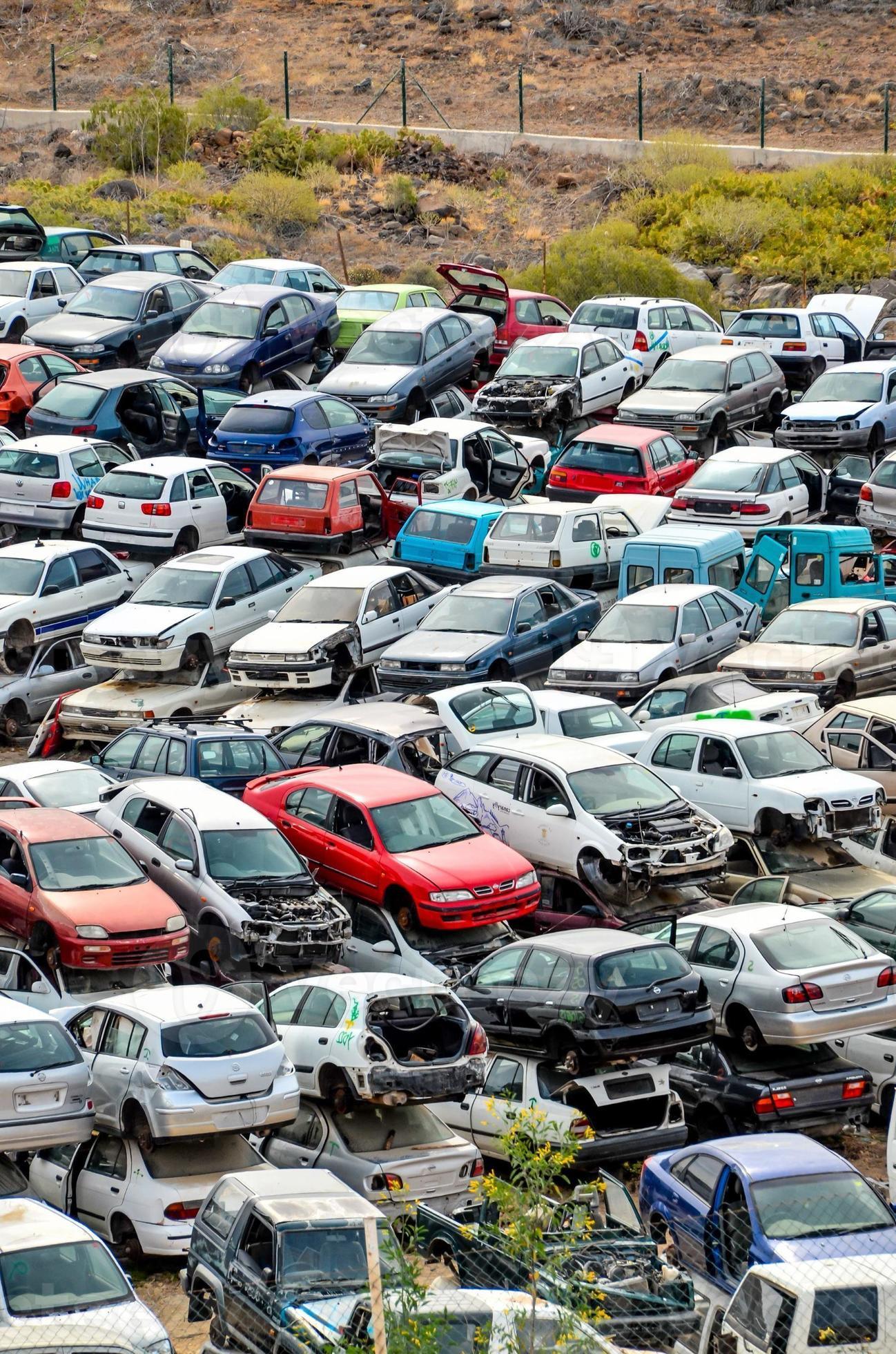 Junkyard closeup view 18857730 Stock Photo at Vecteezy