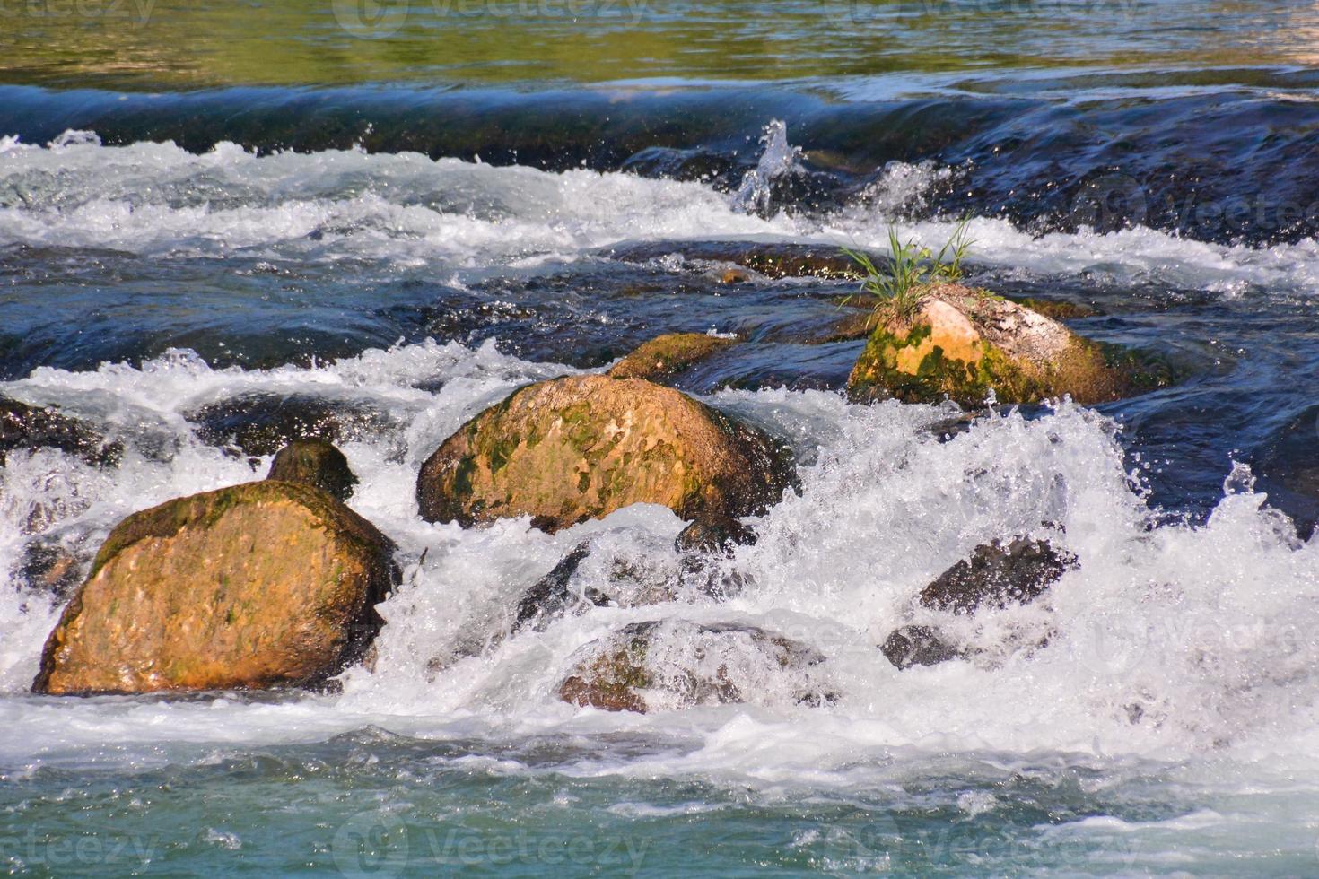 Sea water close-up photo