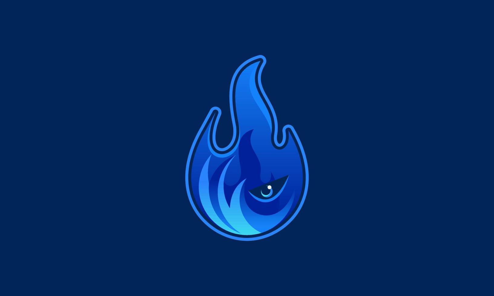 vector de plantilla de logotipo de juego de fuego