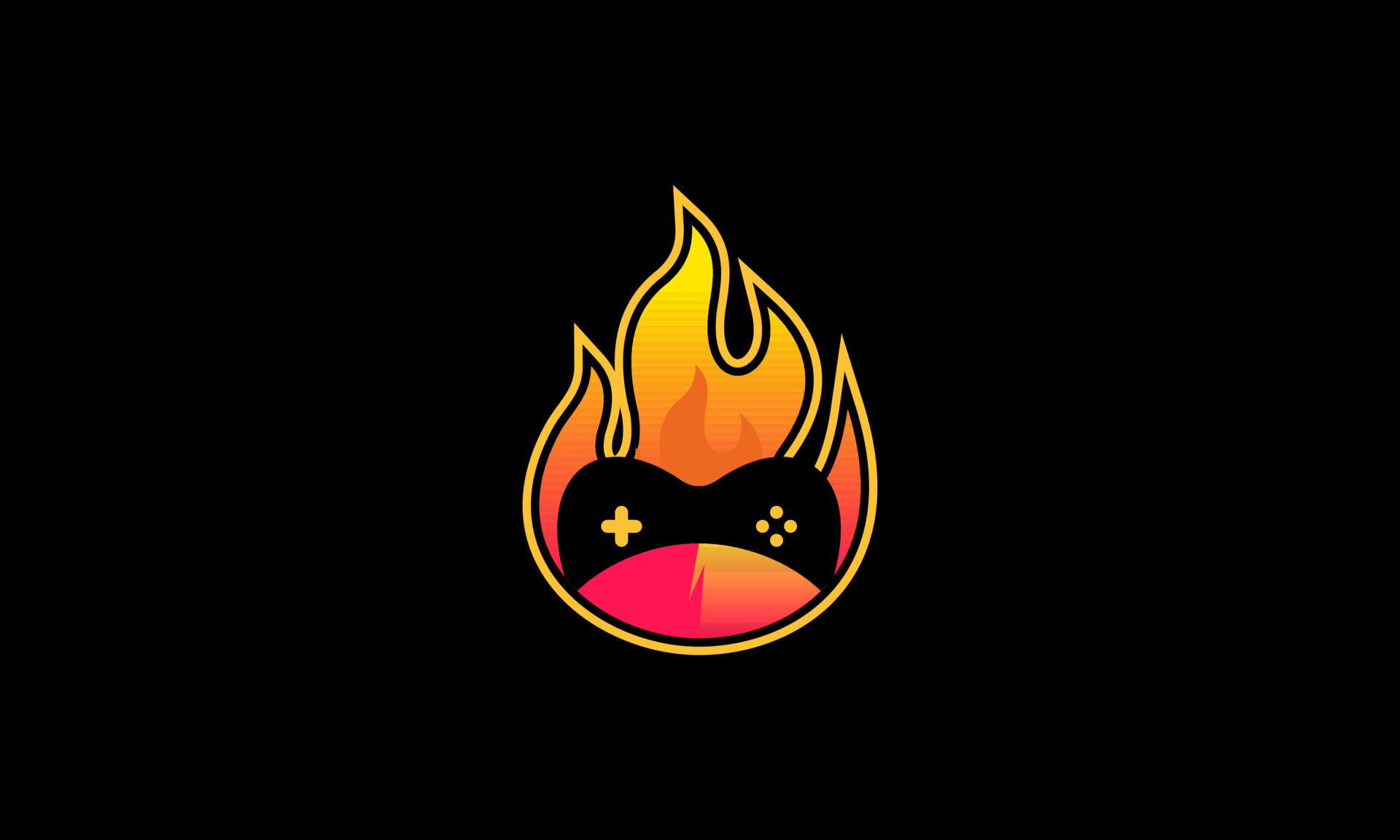 Fire gaming logo template vector 18857770 Vector Art at Vecteezy
