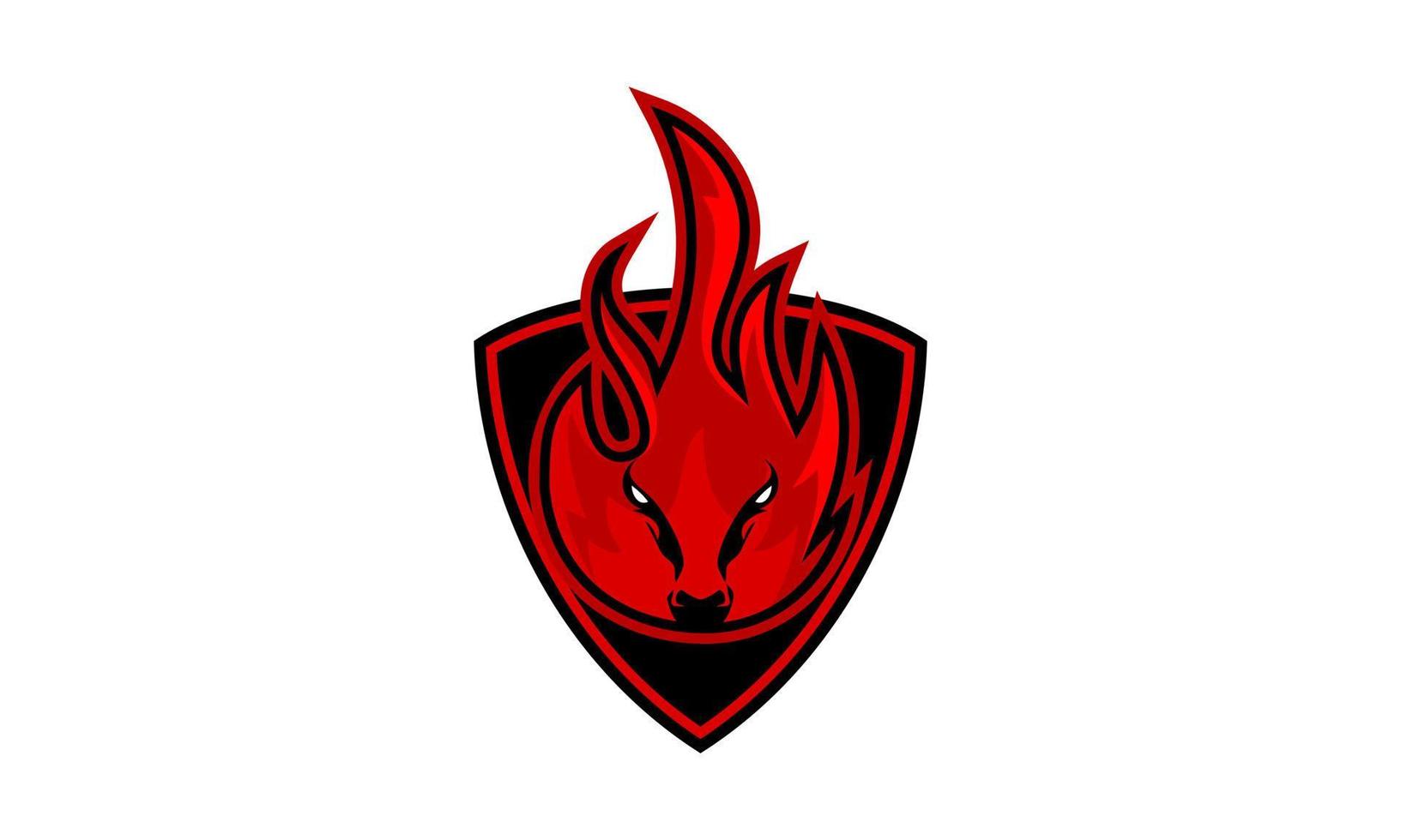 Fire gaming logo template vector 18857789 Vector Art at Vecteezy