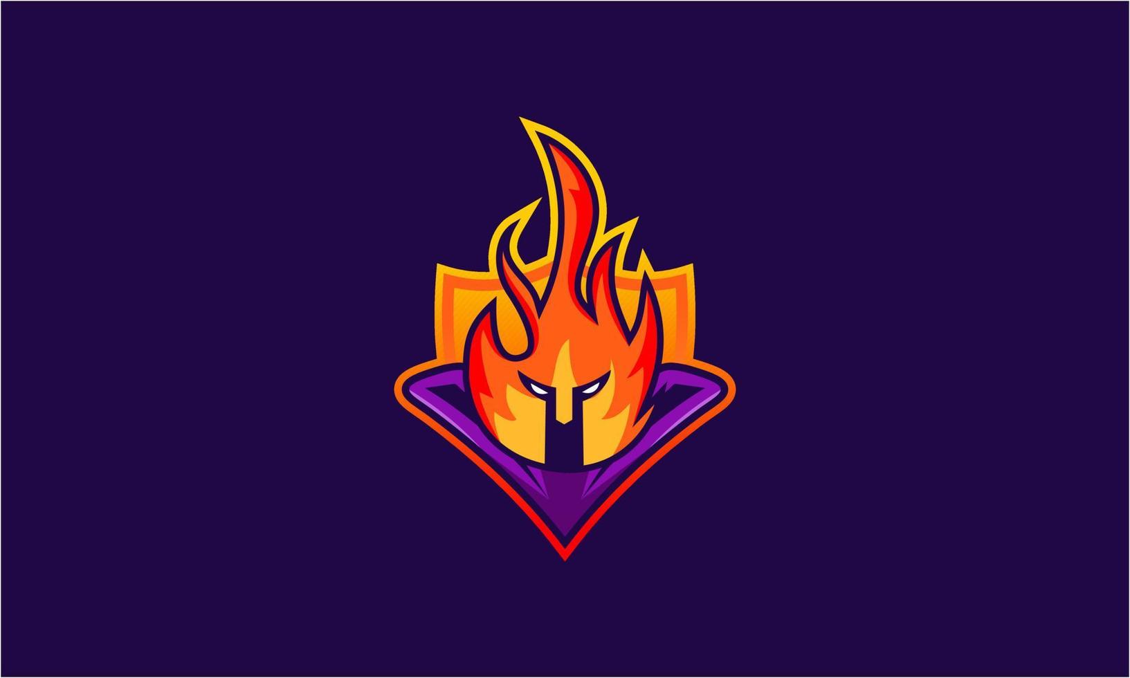 Fire gaming logo template vector 18857792 Vector Art at Vecteezy
