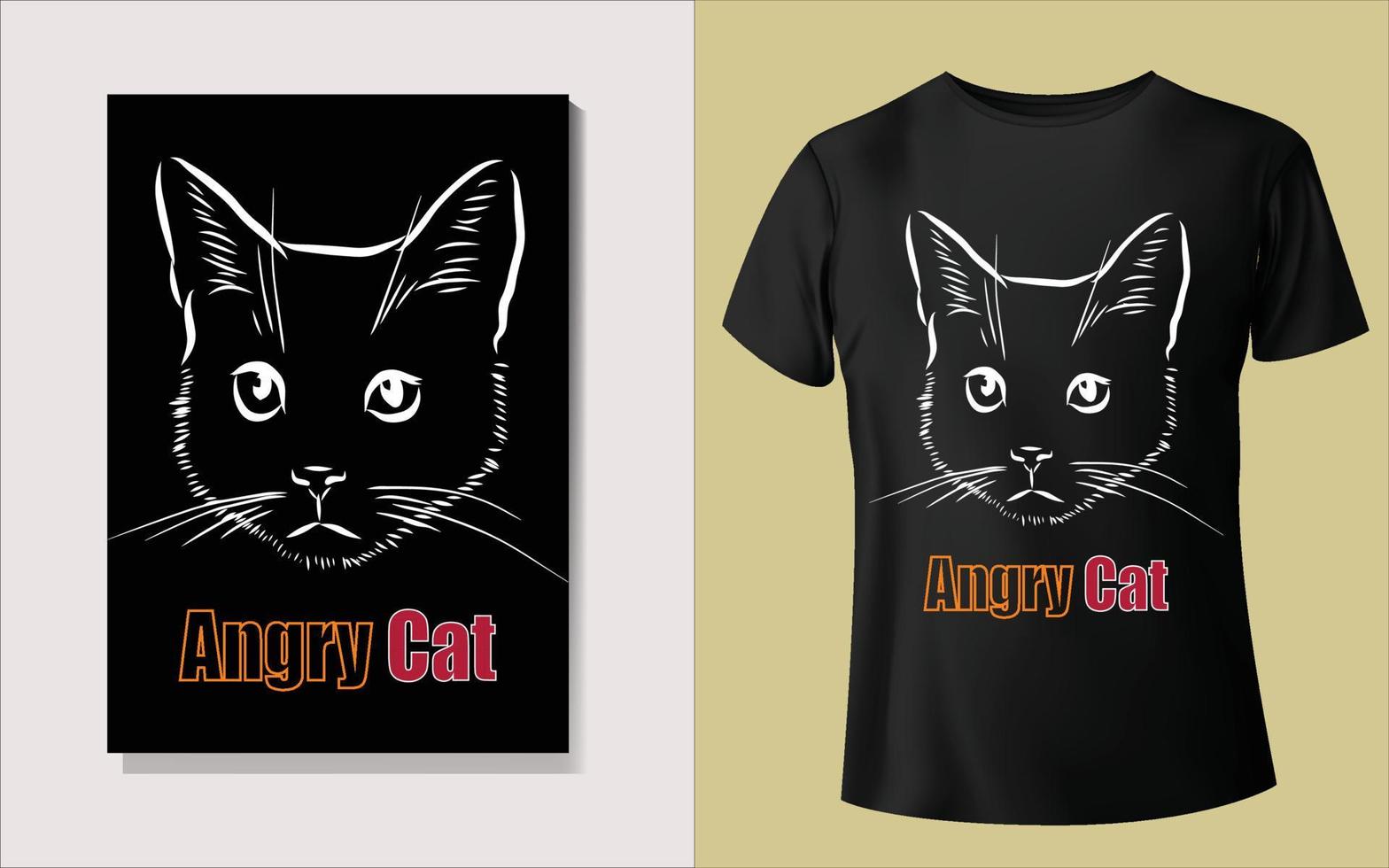 Cute Tee shirt design with Black background vector