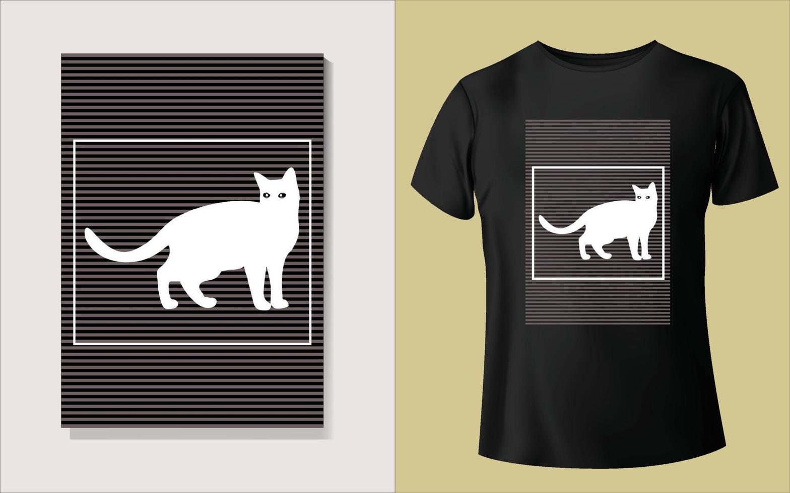 lindo diseño de camiseta de animales vector