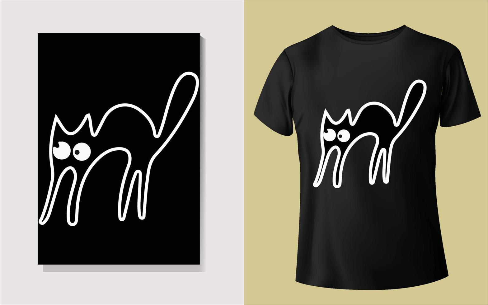 lindo diseño de camiseta de animales vector