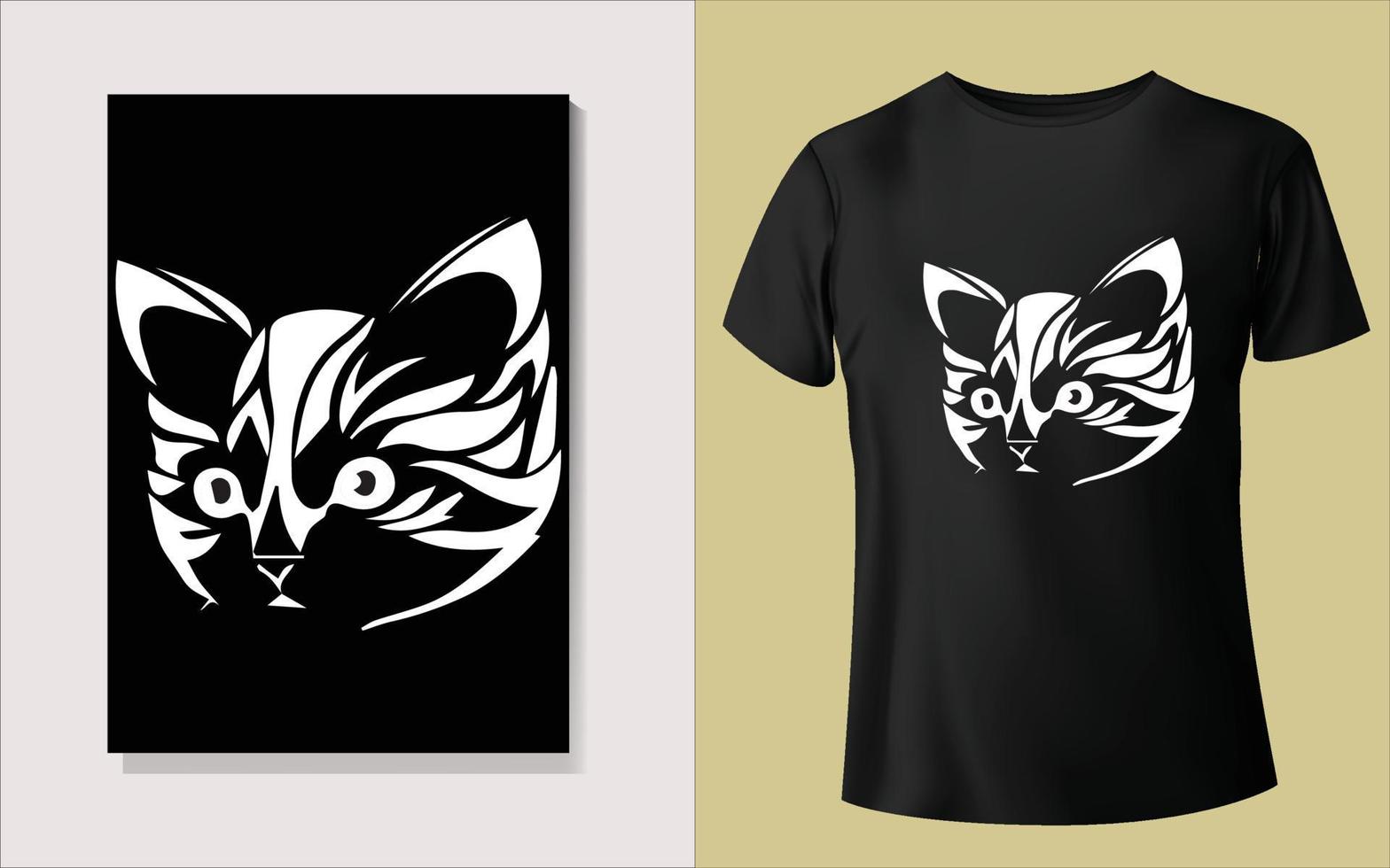 lindo diseño de camiseta de animales vector