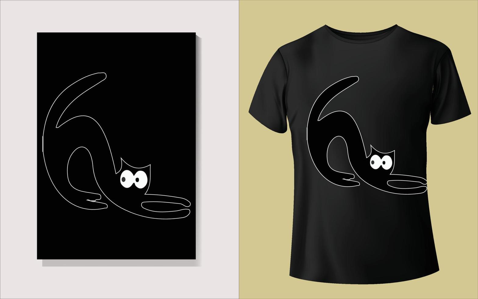 lindo diseño de camiseta de animales vector