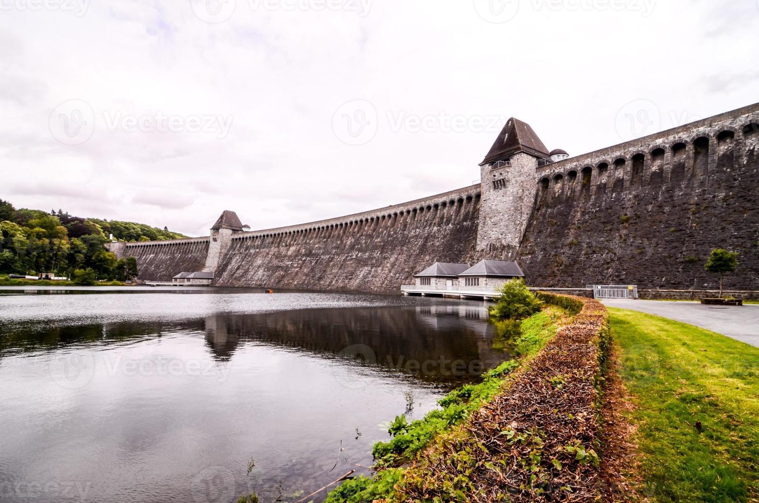 View of a German water dam photo