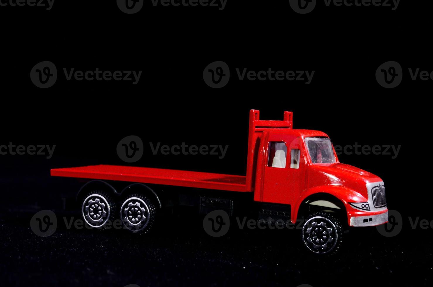 Red toy truck photo