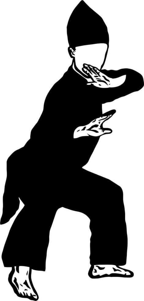pencak silat vector logo icon