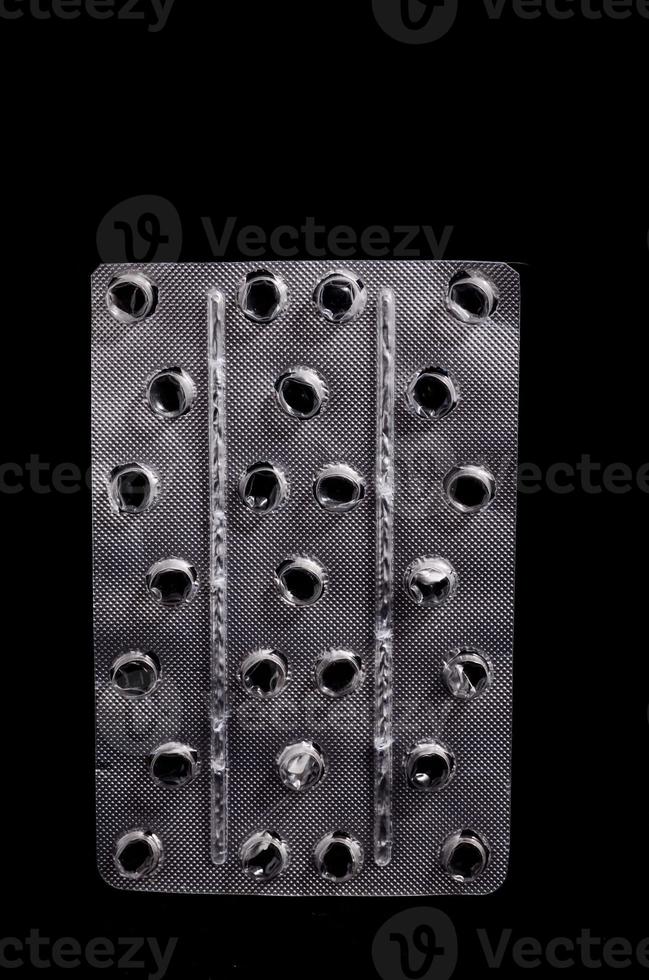 Empty pill package photo