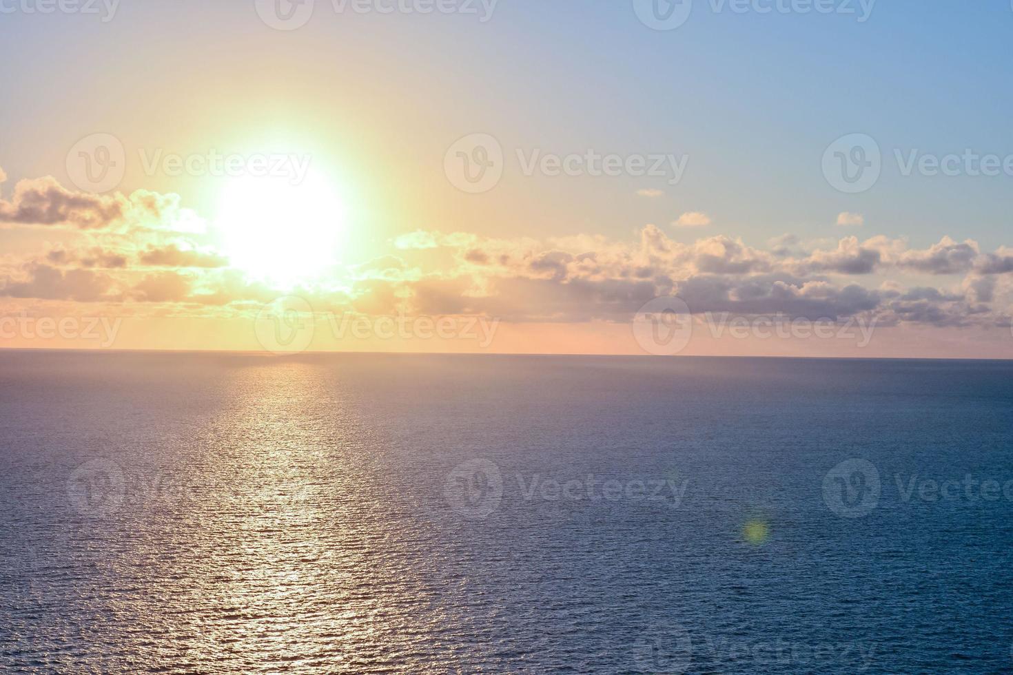 vista escénica del atardecer foto