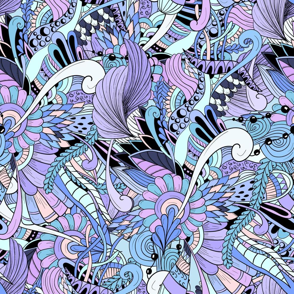 Seamless floral pattern vector