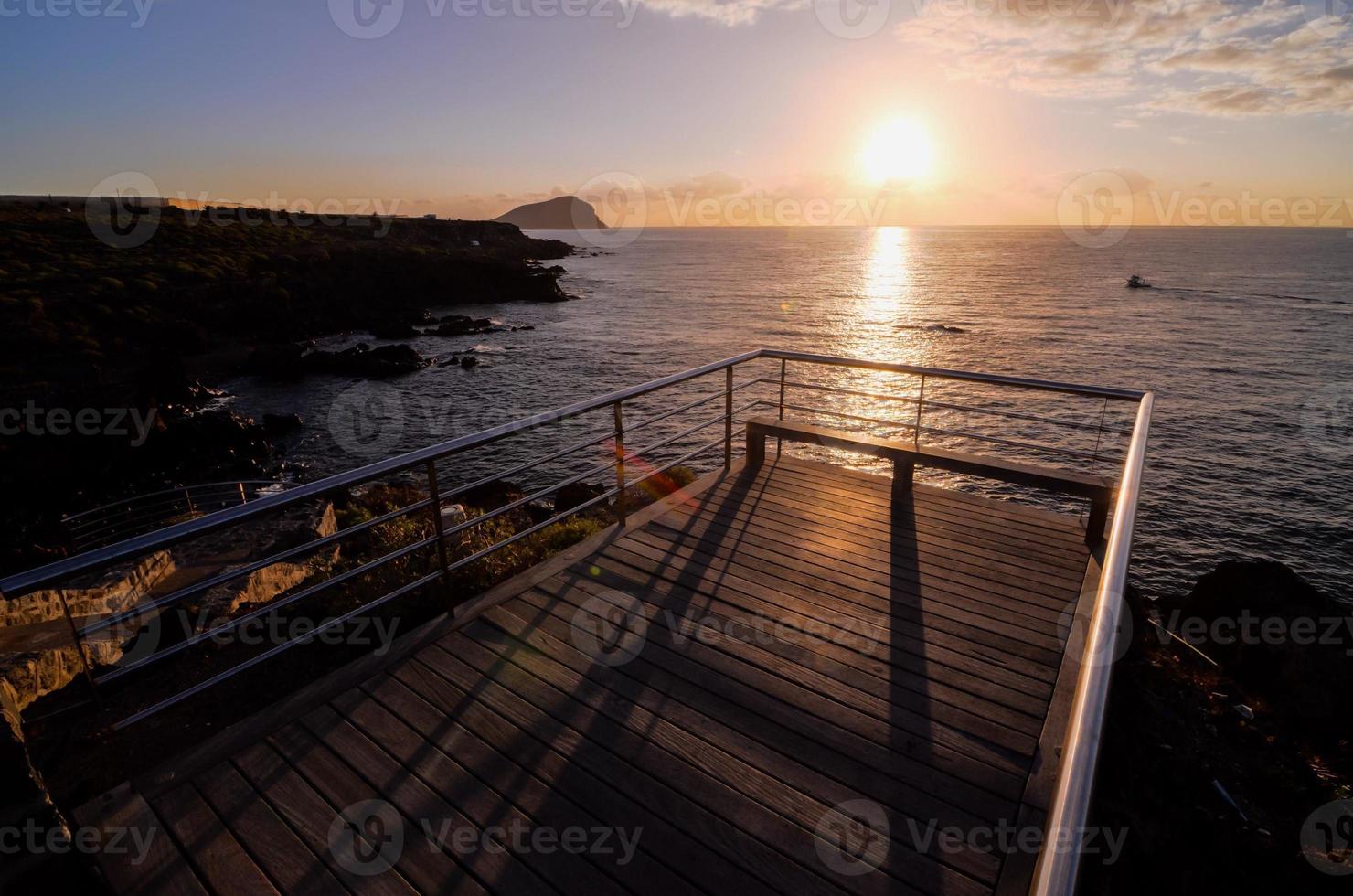 Scenic pier view photo