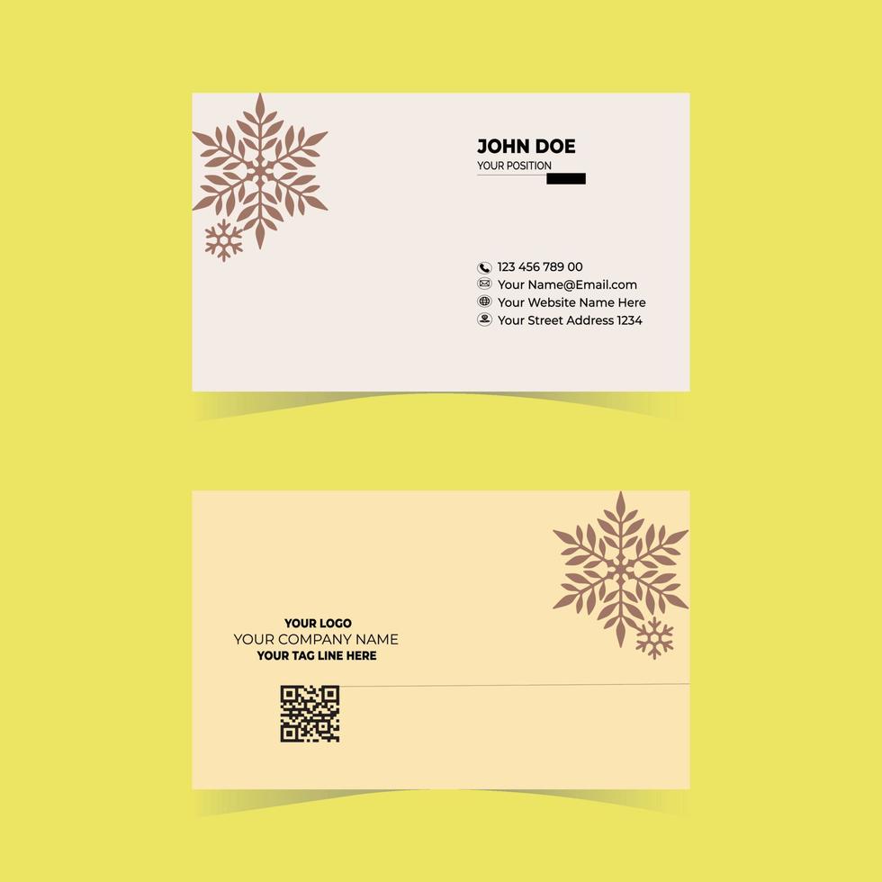 Business Card  Design Template New vector