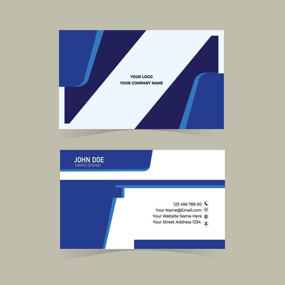 Business card vector background