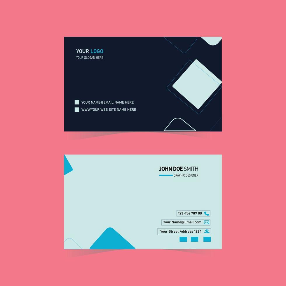 Business card vector background