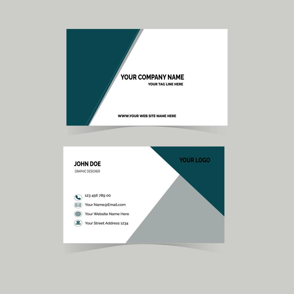 Business card vector background