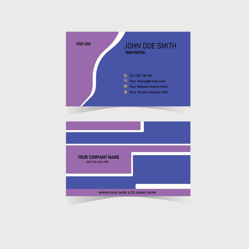 Business card vector background