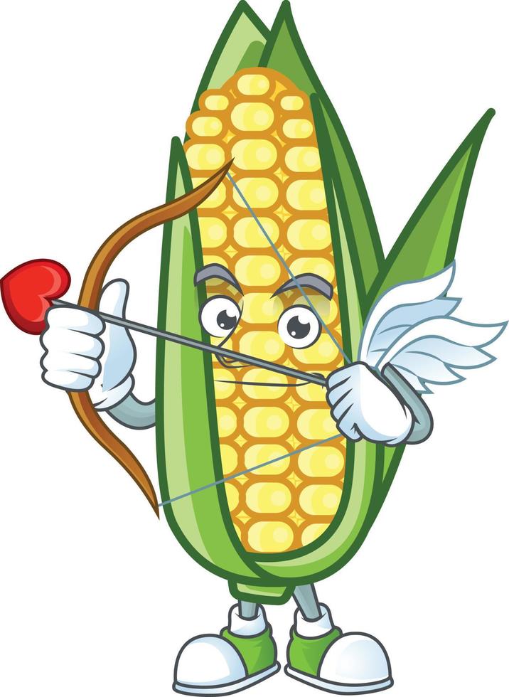 Cartoon Corn Sweet Vector