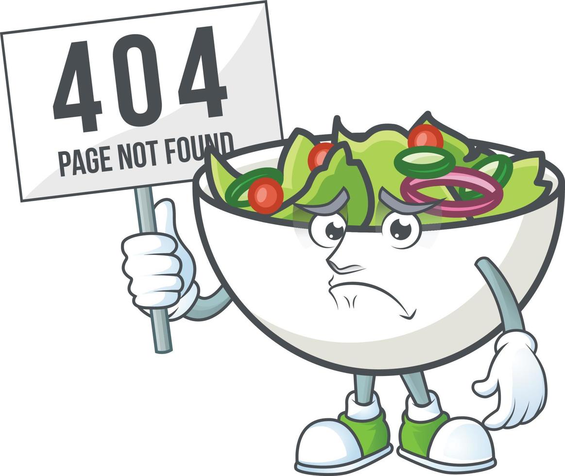 Salad In The a Bowl Vector