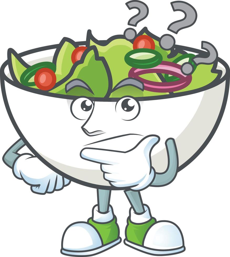 Salad In The a Bowl Vector