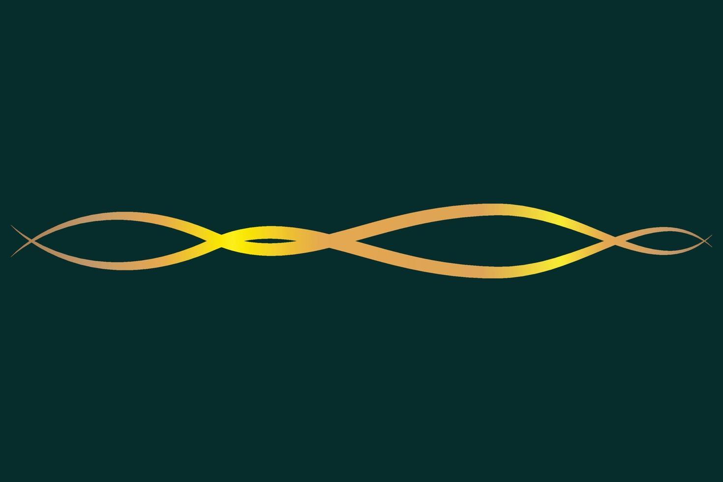 luxury background with golden wavy lines vector