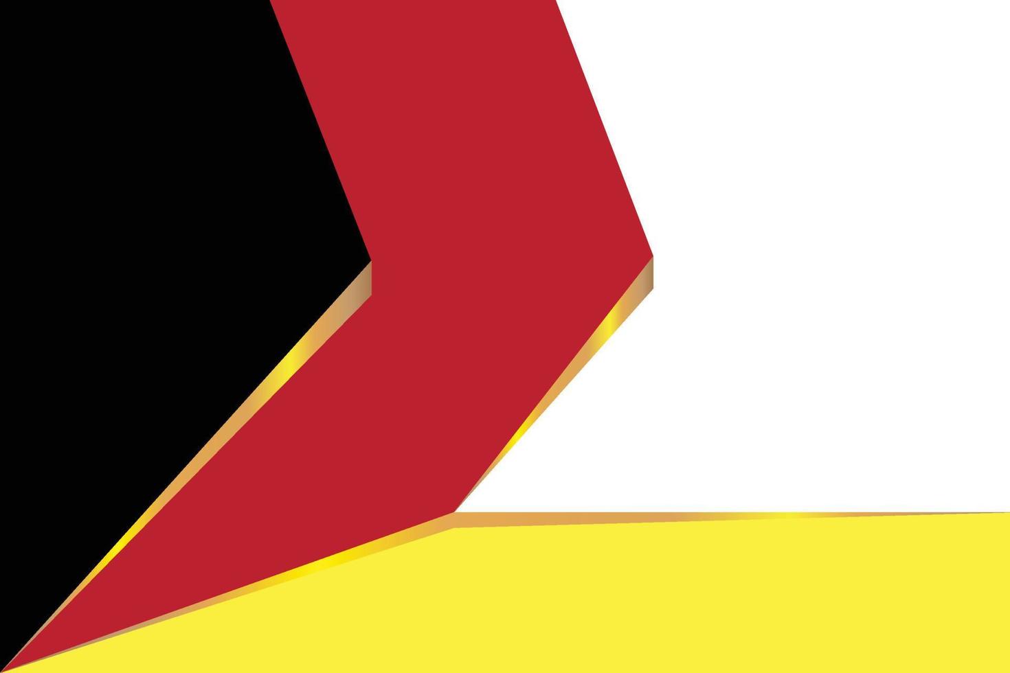 fondo de líneas de oro alemán rojo y amarillo negro vector