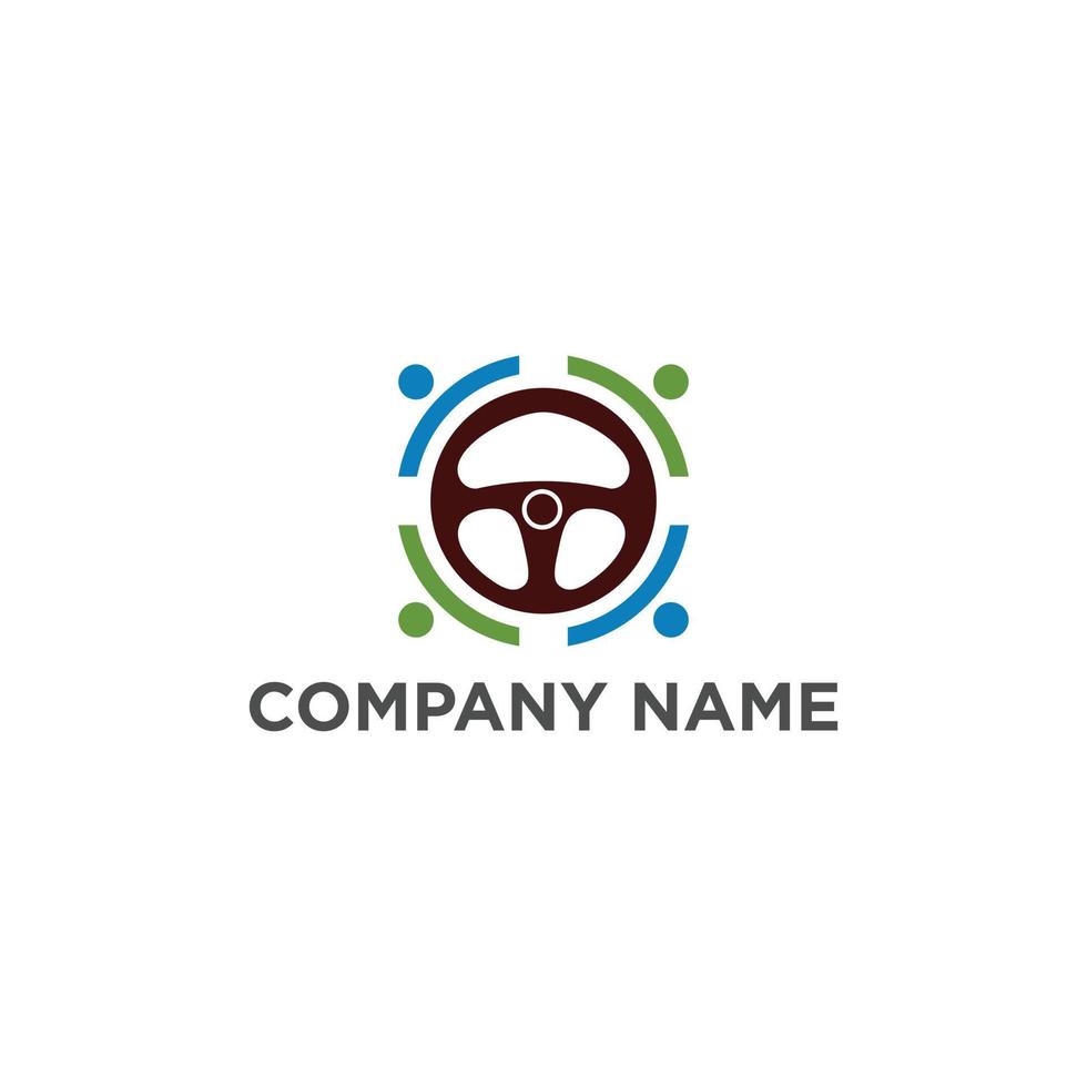 driver team logo vector, automotive logo inspiration vector