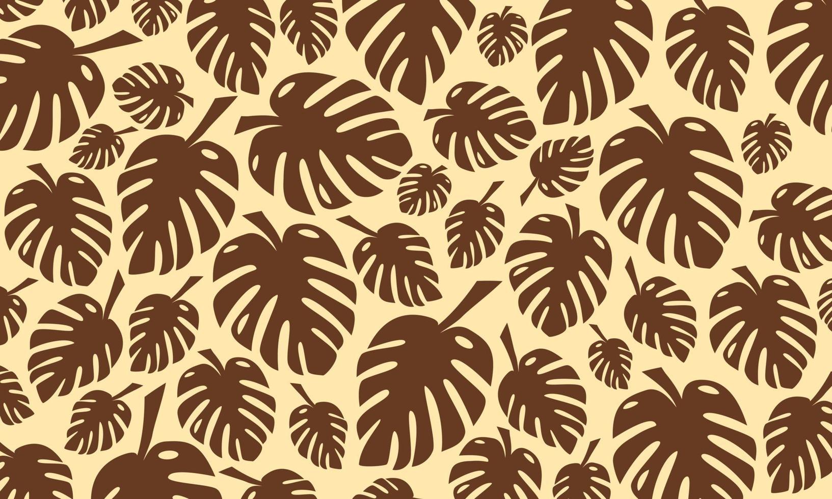 Fondo de pantalla de patrón de follaje tropical retro vintage abstracto vector