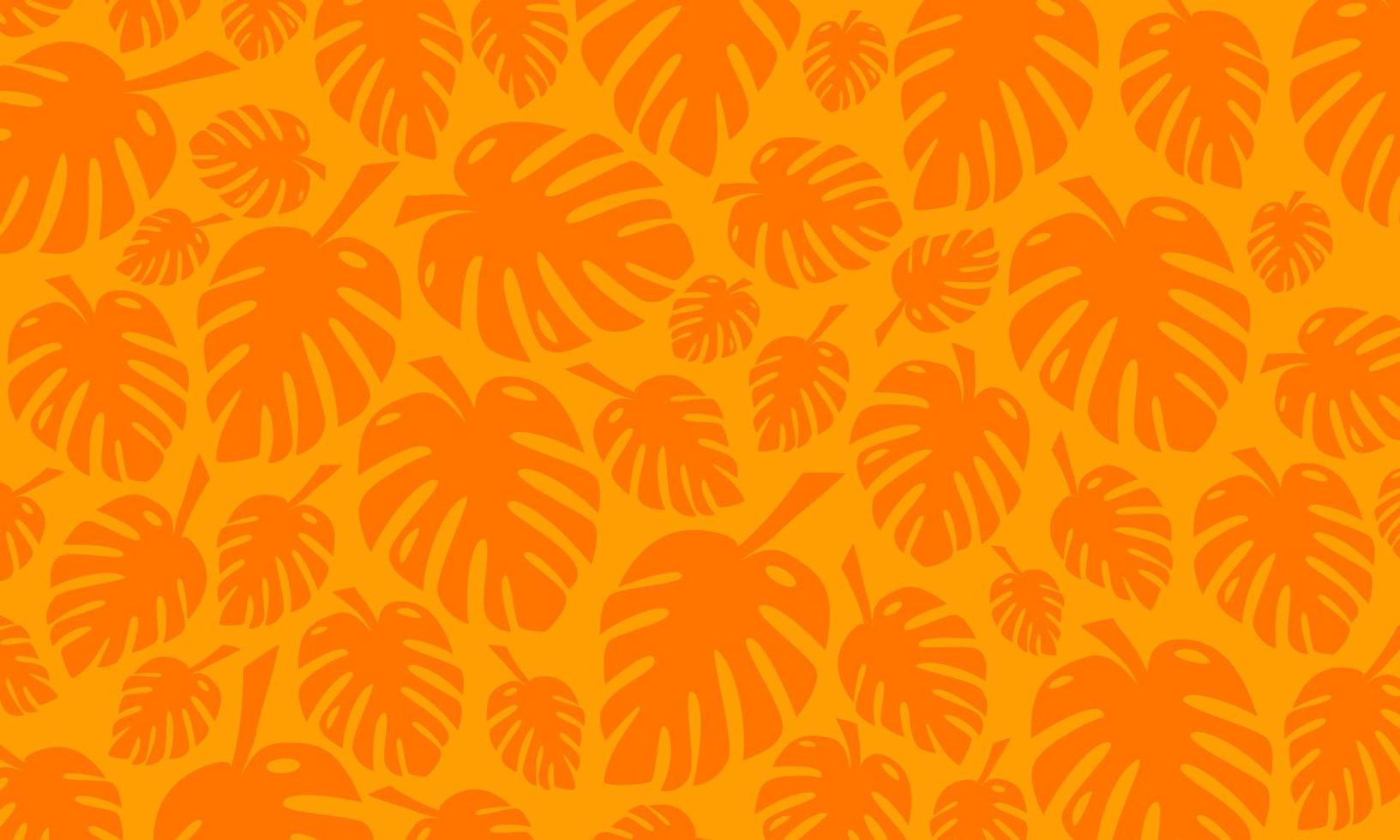 Abstract Vintage Retro Tropical Foliage Pattern Wallpaper vector