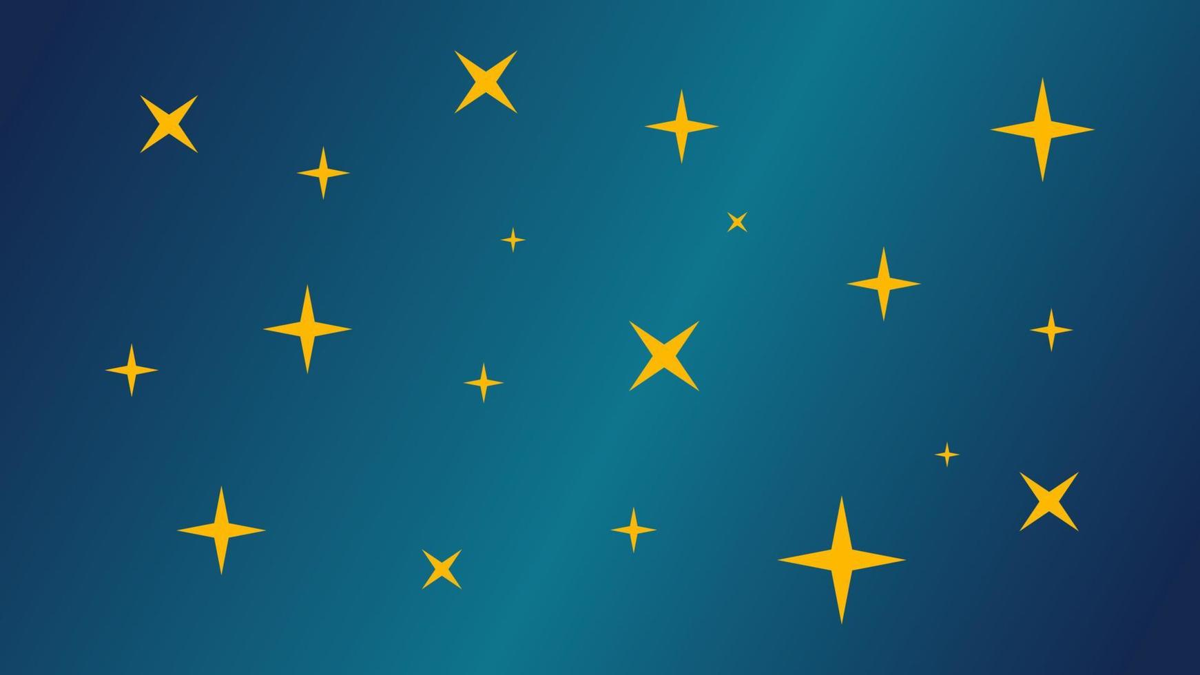 gradient vector background with stars, space background