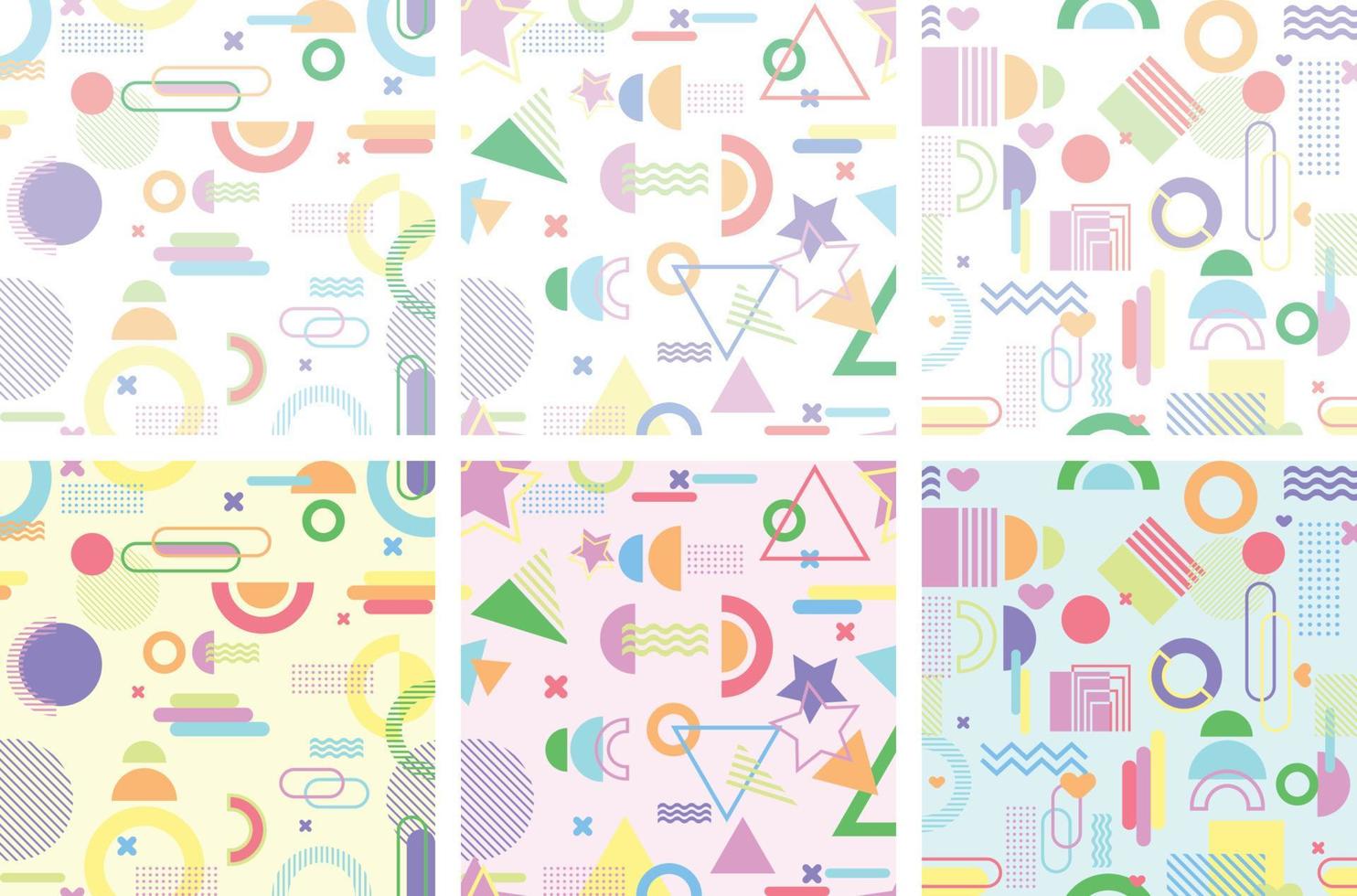 Colorful Geometric Pattern Seamless vector