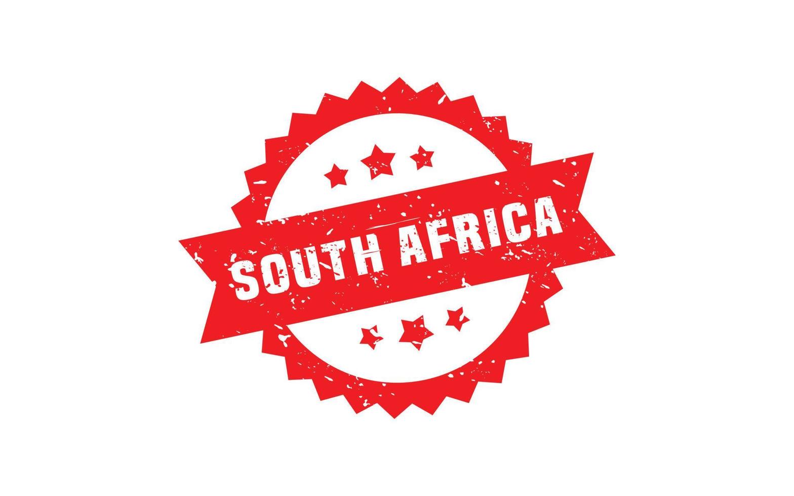 SOUTH AFRICA stamp rubber with grunge style on white background vector