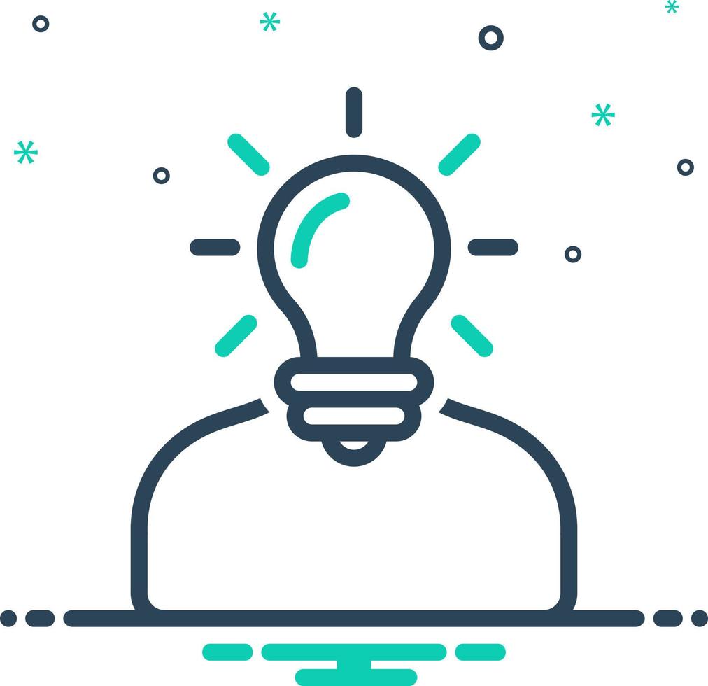 mix icon for understand vector