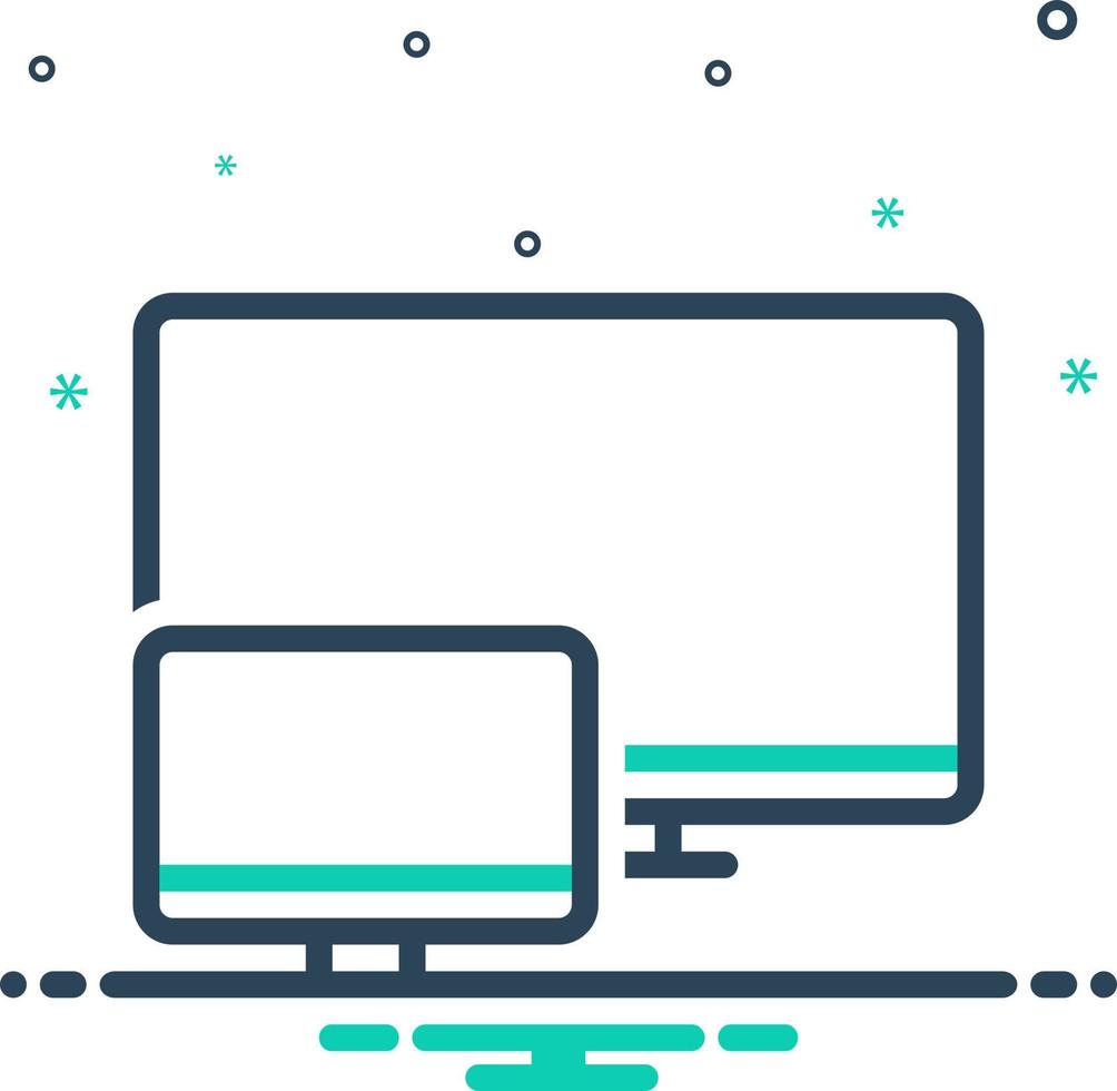 mix icon for large vector