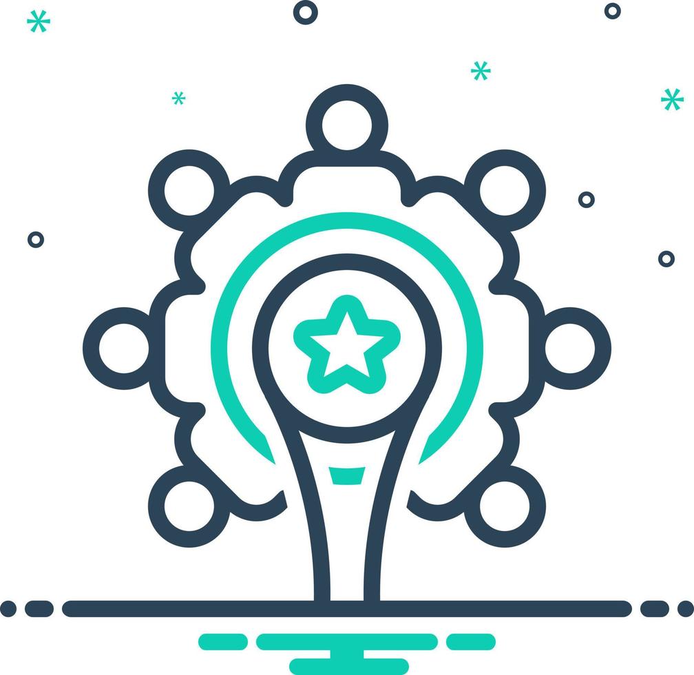 mix icon for union vector