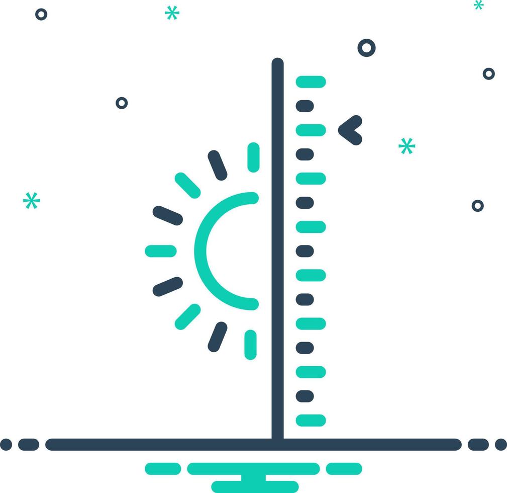 mix icon for warm vector