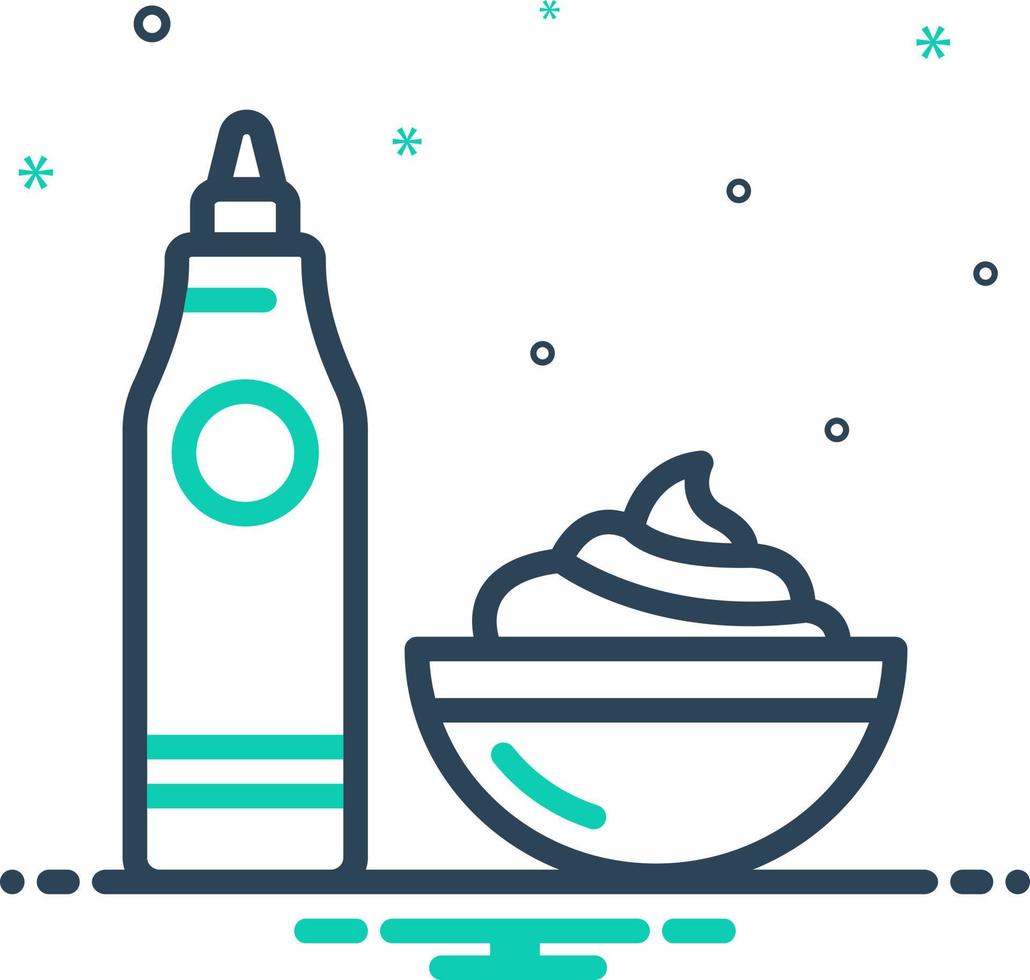 mix icon for sauce vector