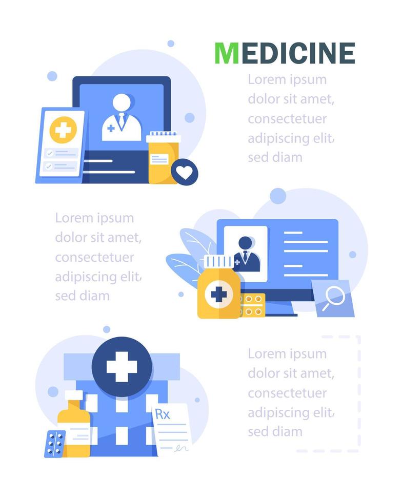 Medical insurance, health insurance,umbrella, healthcare, landing page flat illustration vector template