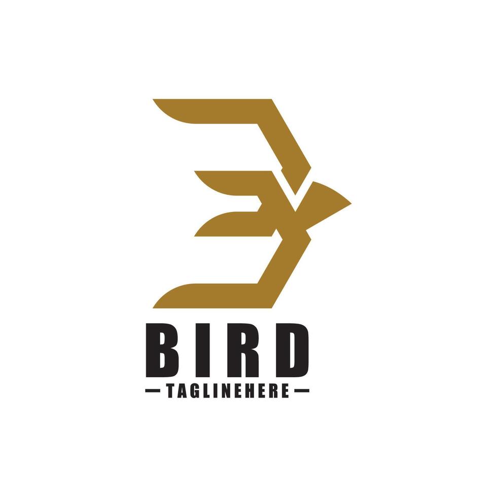 Bird B Logo - Vector logo template