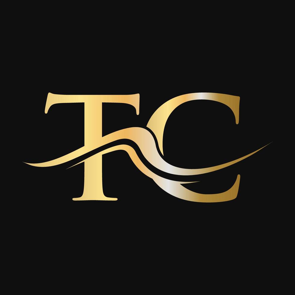 Letter TC Logo Design Template Monogram Business And Company Logotype vector