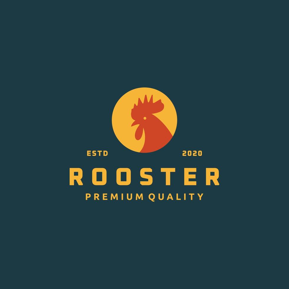 Rooster Logo Design Farm Graphic vector