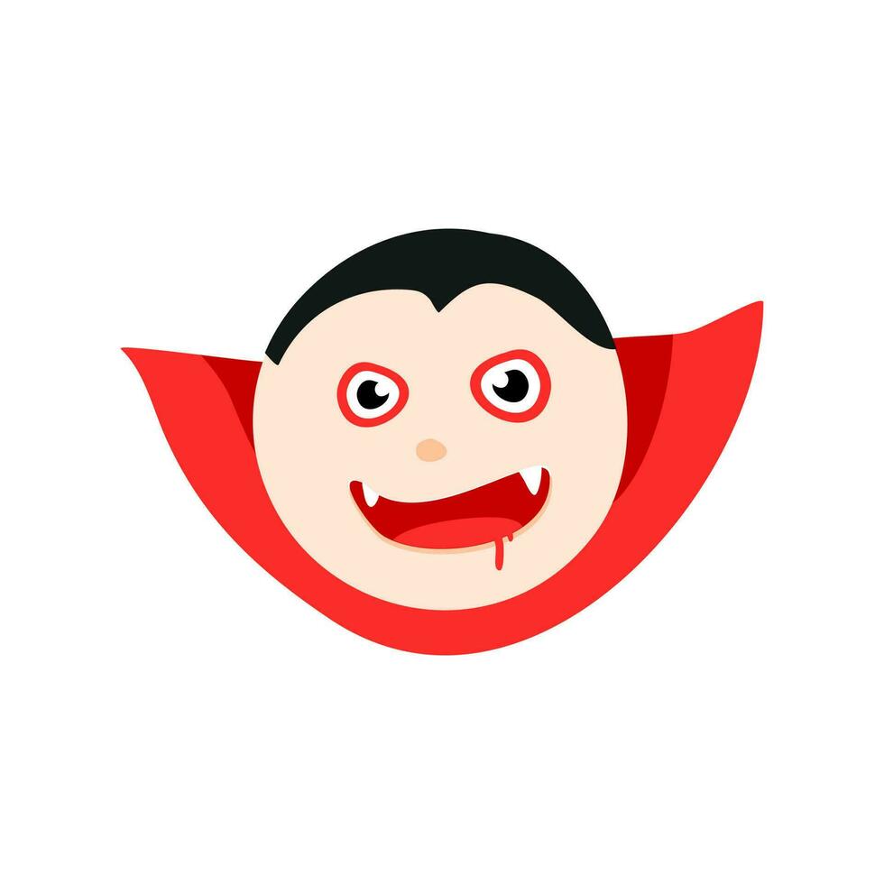 funny vampire illustration vector
