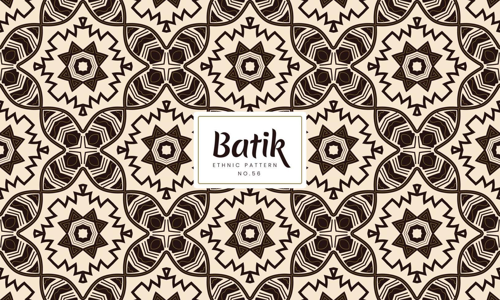 batik indonesio kawung tradicional decorativo floral patrones vector crema