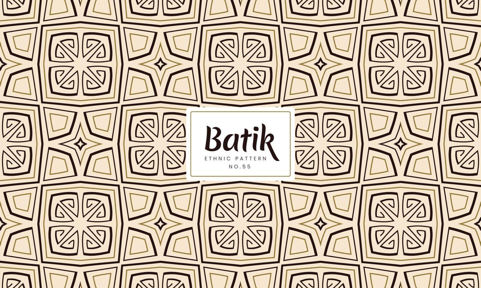 étnico batik vector indonesio patrón moda perfecta vintage