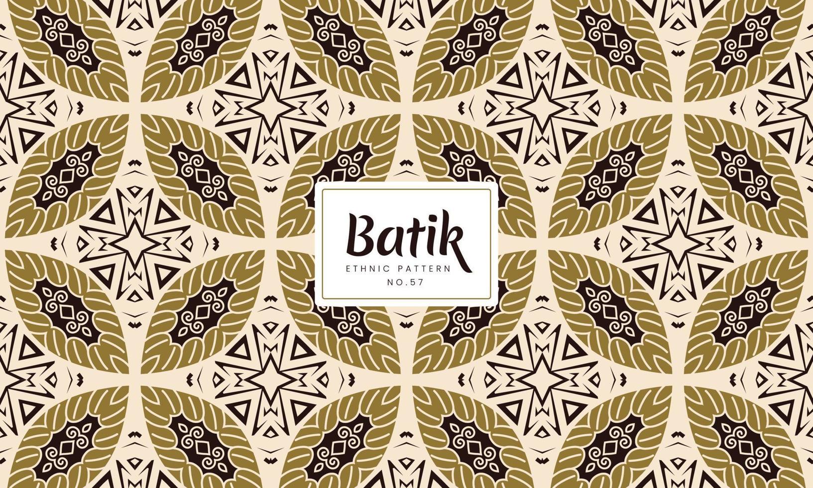 batik indonesio kawung tradicional decorativas patrones florales vectores doradas