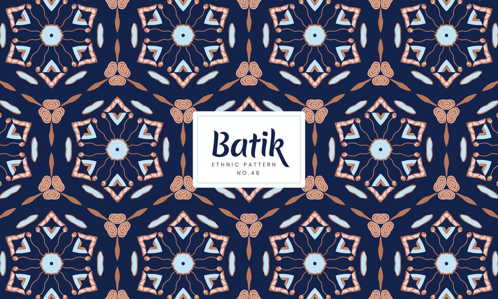 seamless, batik, indonesio, tradicional, decorativo, floral, patrones, vector