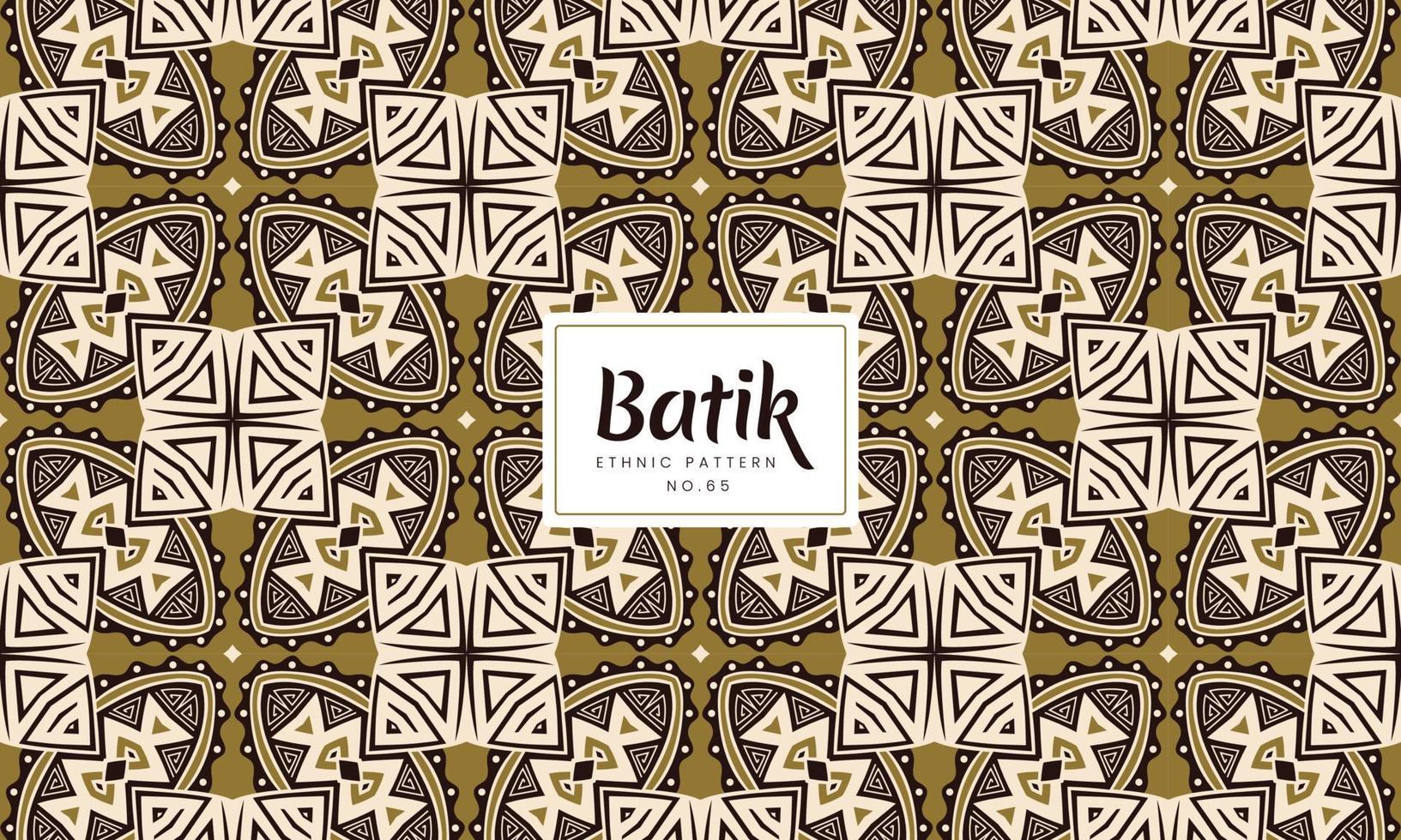 Luxury seamless Batik Kawung Indonesian traditional patterns vector